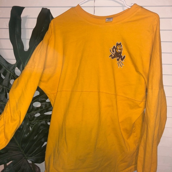 ASU yellow crew neck - Picture 2 of 2